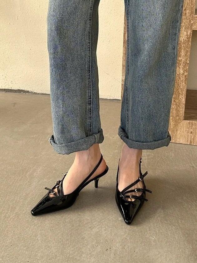 Strapless High Heels Mary Jane Shoes X84860