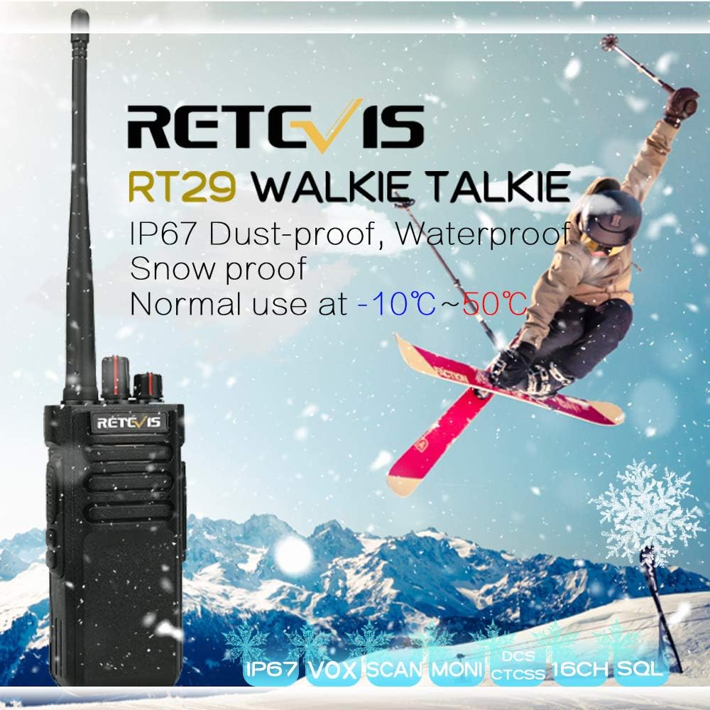 5 Pack Waterproof Two Way Radios R169801