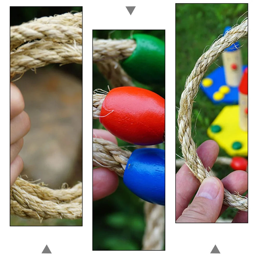10 PCS Throwing Ring Toys Carnival Rings E4749