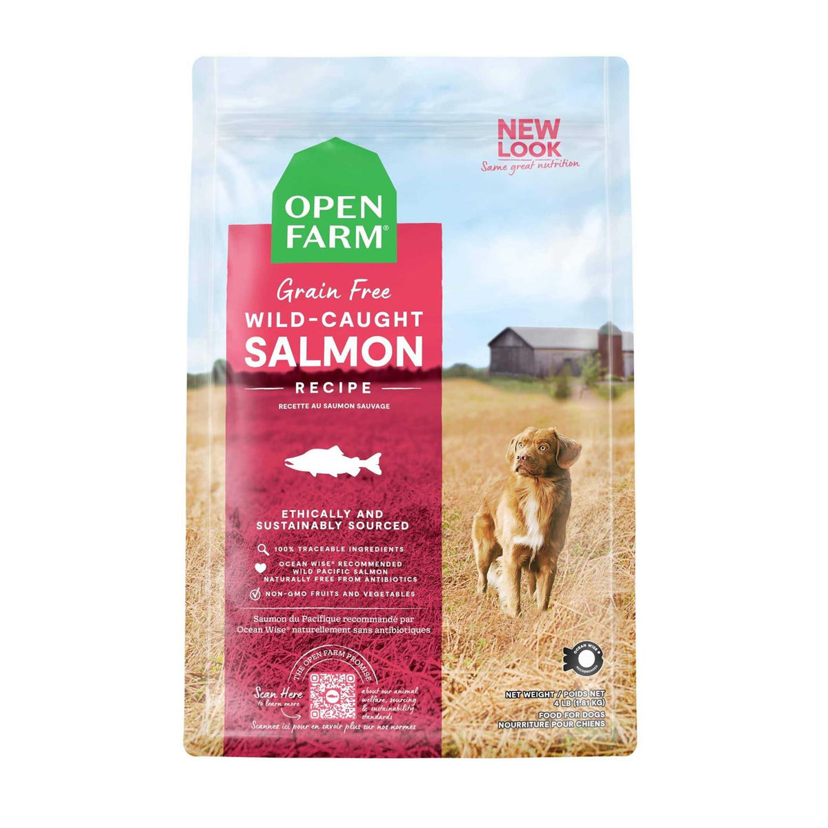 Grain-Free Wild-Caught Salmon Dry Dog Food F9031