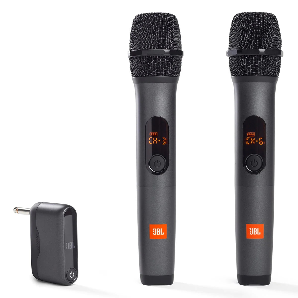 Black Wireless Two Microphone System V699