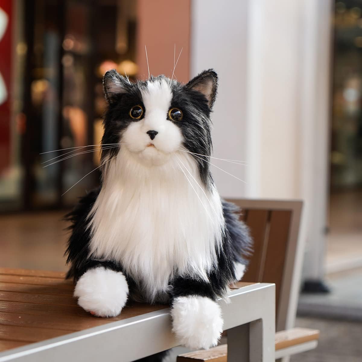 Handmade Lifelike Real Size Cat Plush Toy A571
