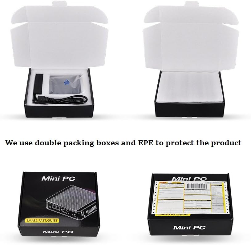 J1900 Mini PC Quad Core 2.0 GHz 4GB RAM 32GB SSD Dual NIC K397