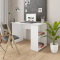 White Engineered Wood Desk J37256
