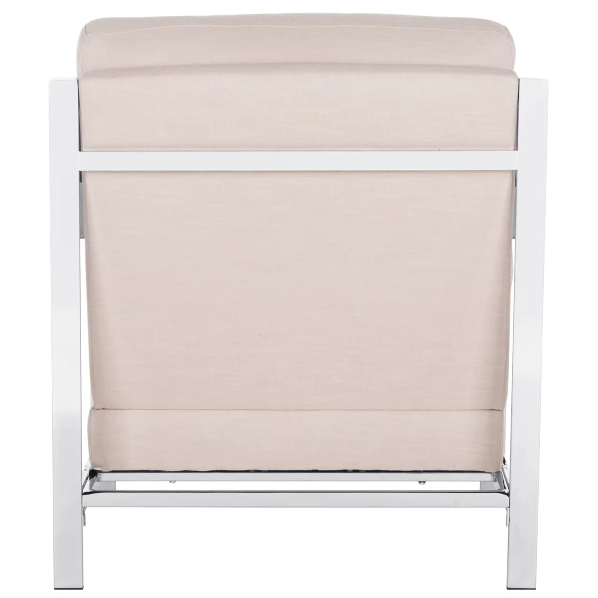 Beige Tufted Linen Accent Chair O4182