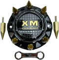 Gloss Black Gold Spikes Wheel Center Cap Pack of 2 P40251