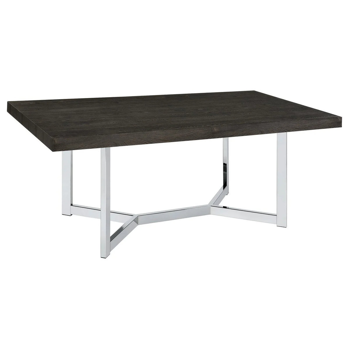 Dark Oak Rectangular Dining Table N99378