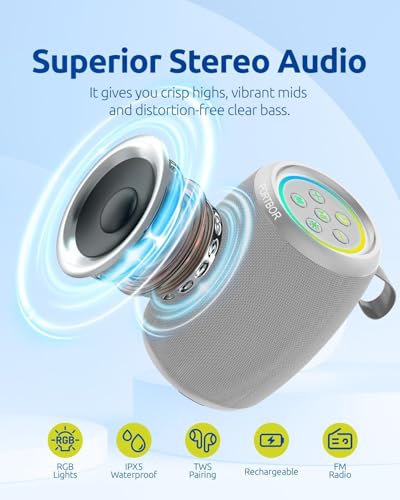 Portable Wireless Bluetooth Speaker IPX5 Waterproof T3825