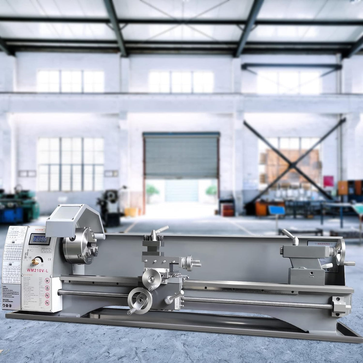 8.3'' x 29.5'' Benchtop Metal Lathe with Tool Box R505050