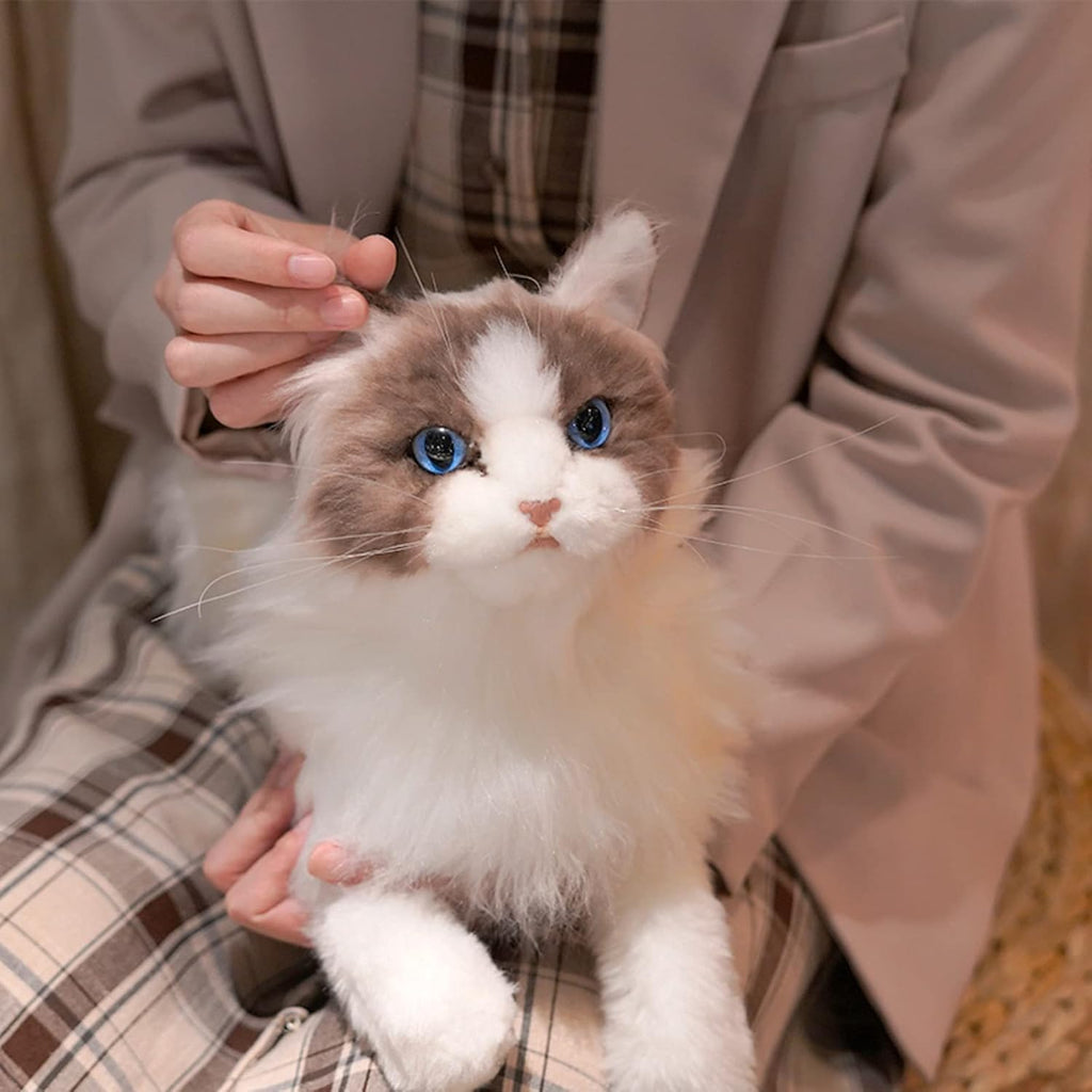 Handmade Lifelike Real Size Cat Plush Toy A571