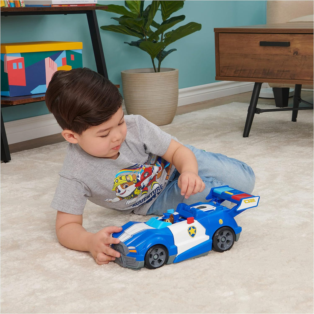 2-in-1 Transforming Toy Car with Motorcycle, Lights, Sounds and Action Figure L218695