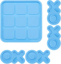 5Pcs Blue Silicone Moulds for Board Game A5172