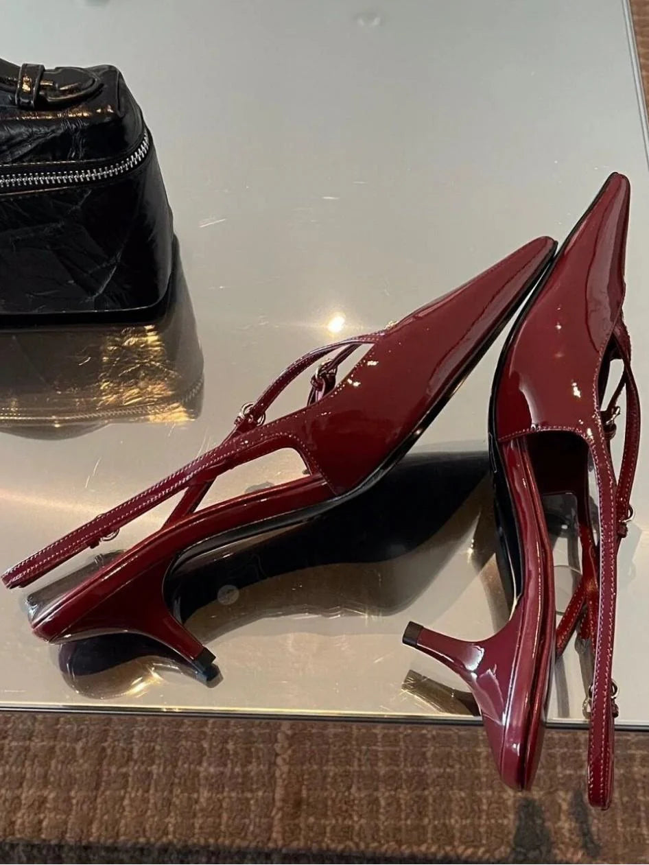 Strapless High Heels Mary Jane Shoes X84860