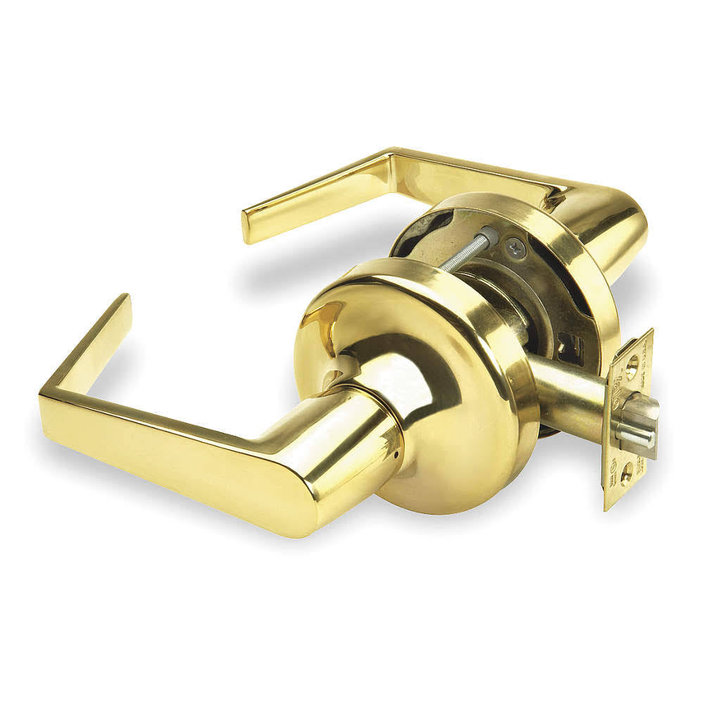 Brass Lever Lockset Q7014