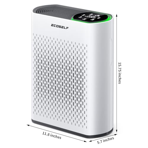 White Air Purifier for Large Room up to 2400 Ft² Q910803