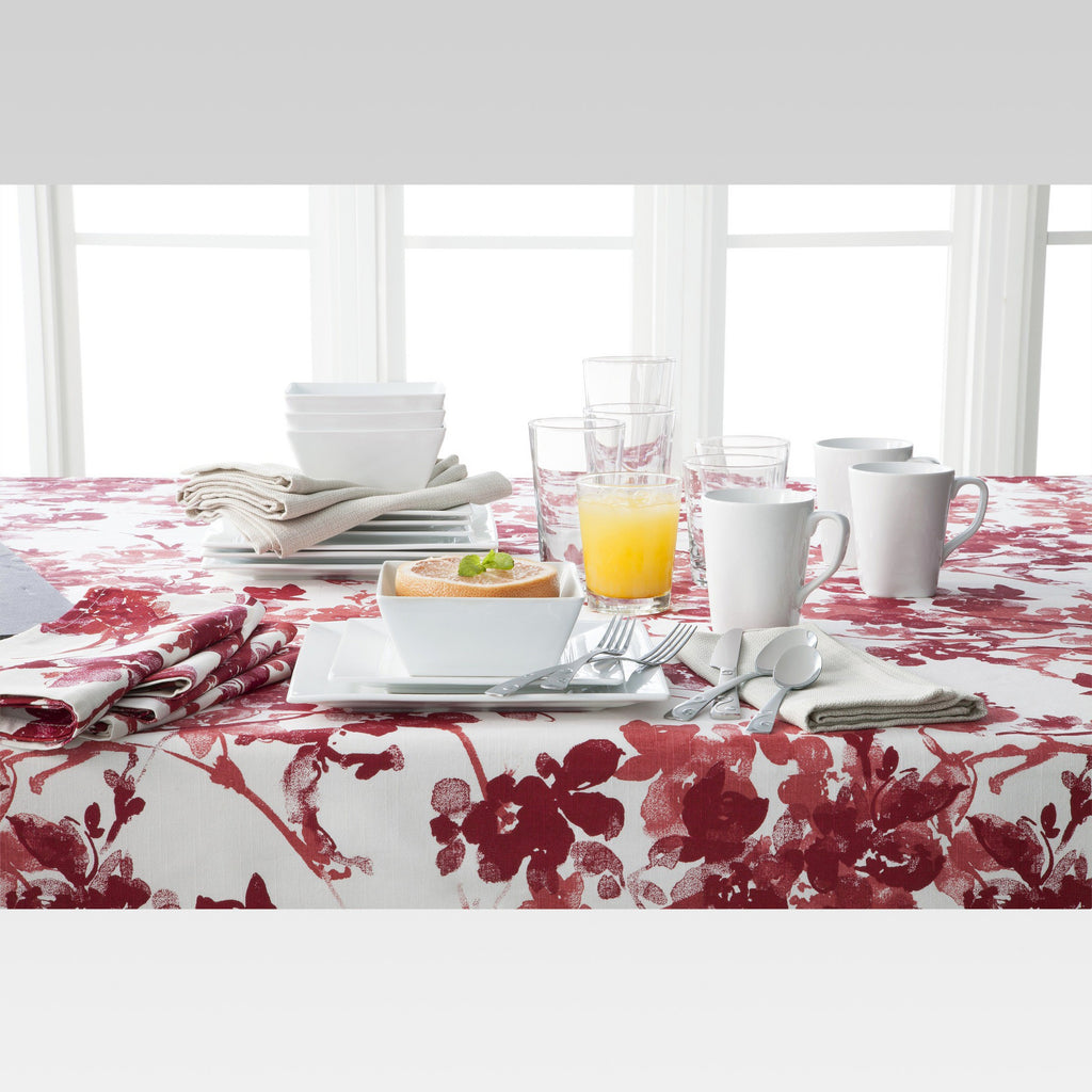 16pc White Porcelain Square Dinnerware Set M6427