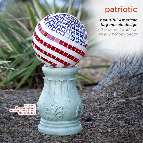 10" Diameter Glass Mosaic Gazing Globe G786