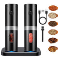 Rechargeable Electric Salt and Pepper Shakers, Set of 2 B29225