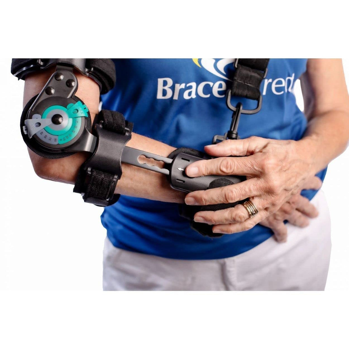Adjustable Hinged Elbow Brace with Shoulder Sling Pack of 2 R4658