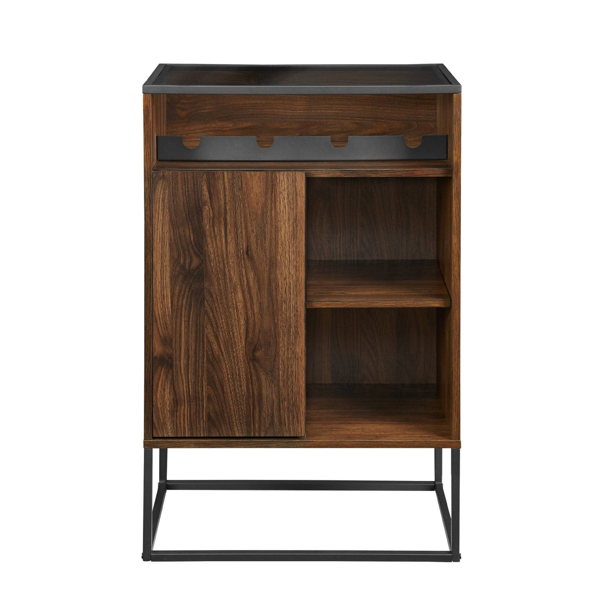Glass Top 1-Door Bar Cabinet D48819