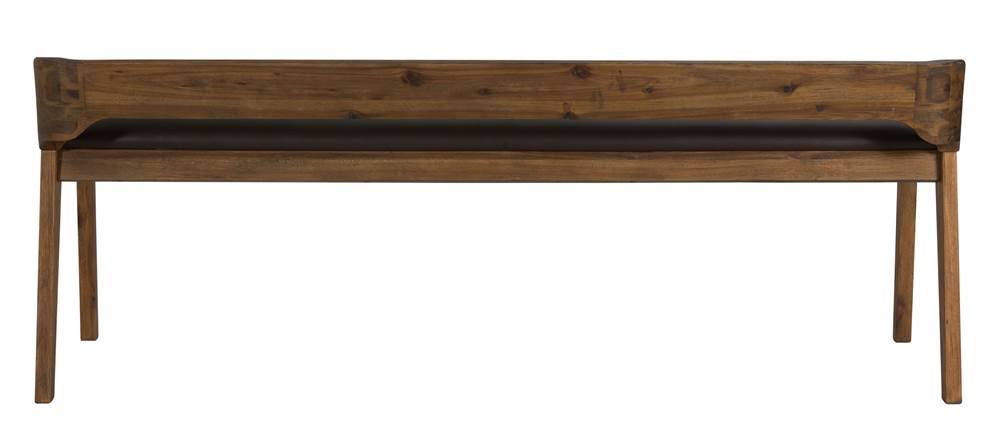 Chestnut Wire Brush Dining Bench A313