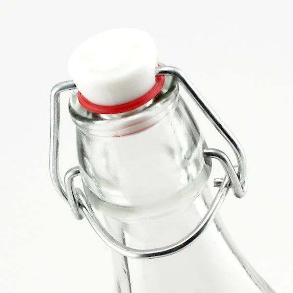 8.5oz Swing Top Glass Bottles 12-pack D98124
