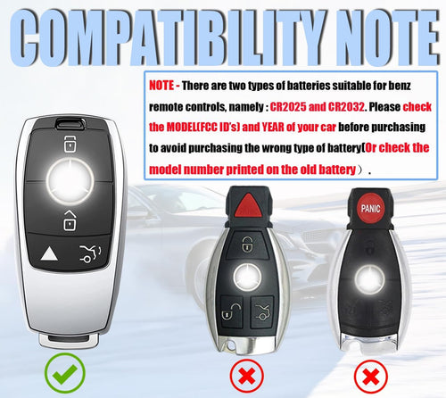 (2 Pack) CR2032 Remote Key Fob Battery N381866