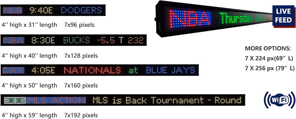 59-69-79 Inch LED Sign N957785