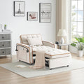 Twin Size Pull Out Sofa Bed Chair, Velvet Convertible Sleeper Chair Bed T667