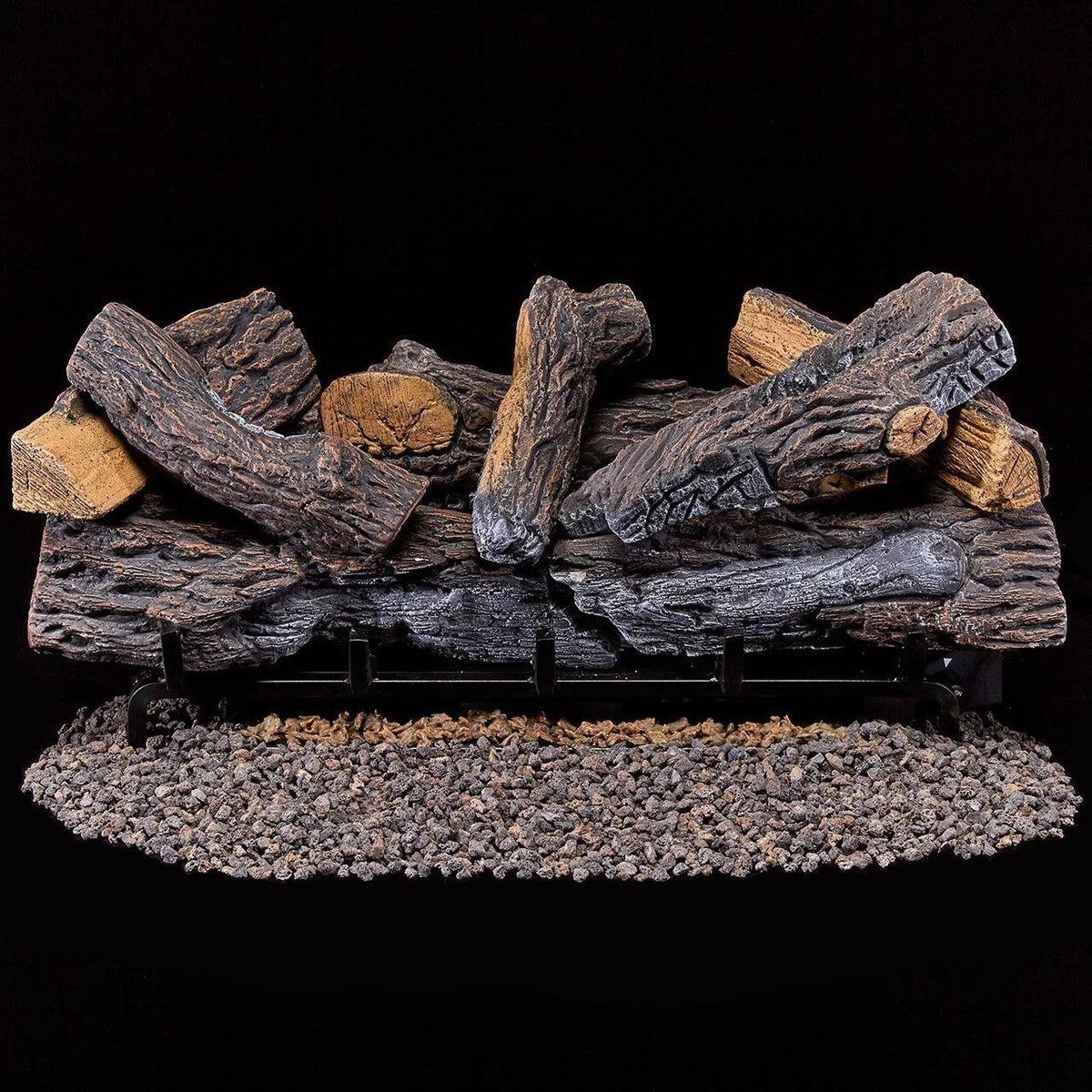 30 in. Dual Fuel Gas Log Set with Remote Control Q126
