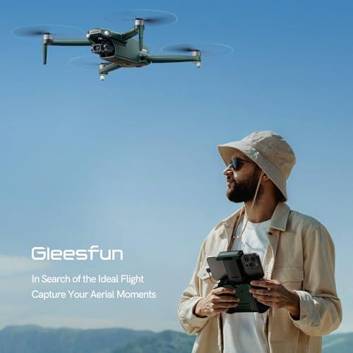 6K Drone with Camera, 4K/30fps Video, 3-Axis Brushless Gimbal, 70mins Flight Time with 2 Batteries, 10000ft Long Range H701