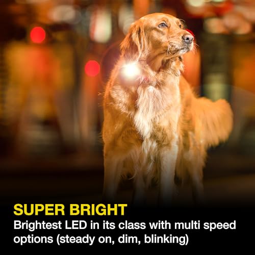 Rechargeable LED Dog Collar Light - Waterproof Silicone Safety Light E183
