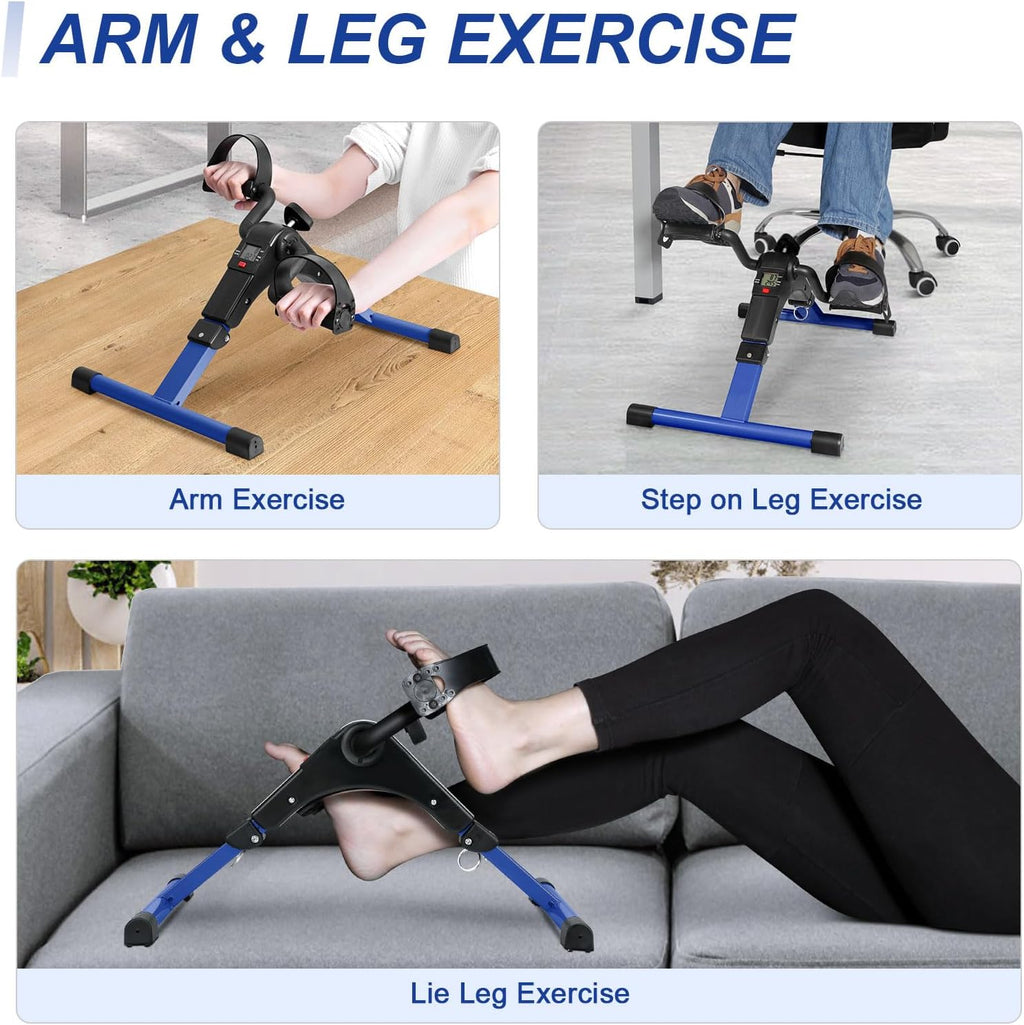 Folding Pedal Exerciser Under Desk Bike I540