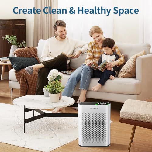 White Air Purifier for Large Room up to 2400 Ft² Q910803
