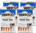 Clear Teak Oil Finish, 4 Pack O8723