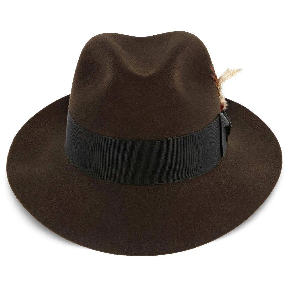 Beaver Fur Felt Fedora Hat E85151