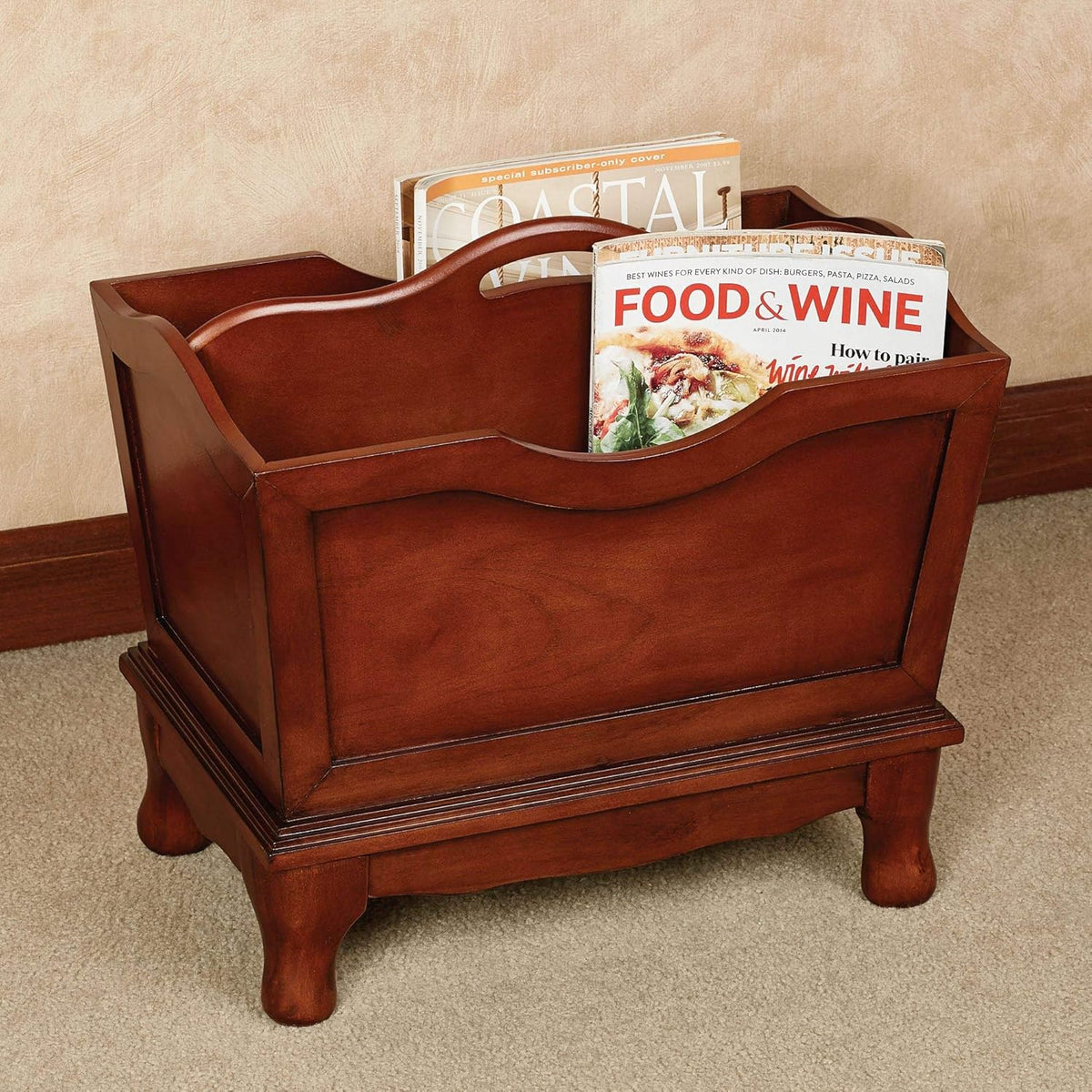 Wooden Magazine Rack E345354
