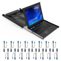 Cat6 LCD KVM Console 16 Port 1U 17'' Rack Mount KVM Switch K437