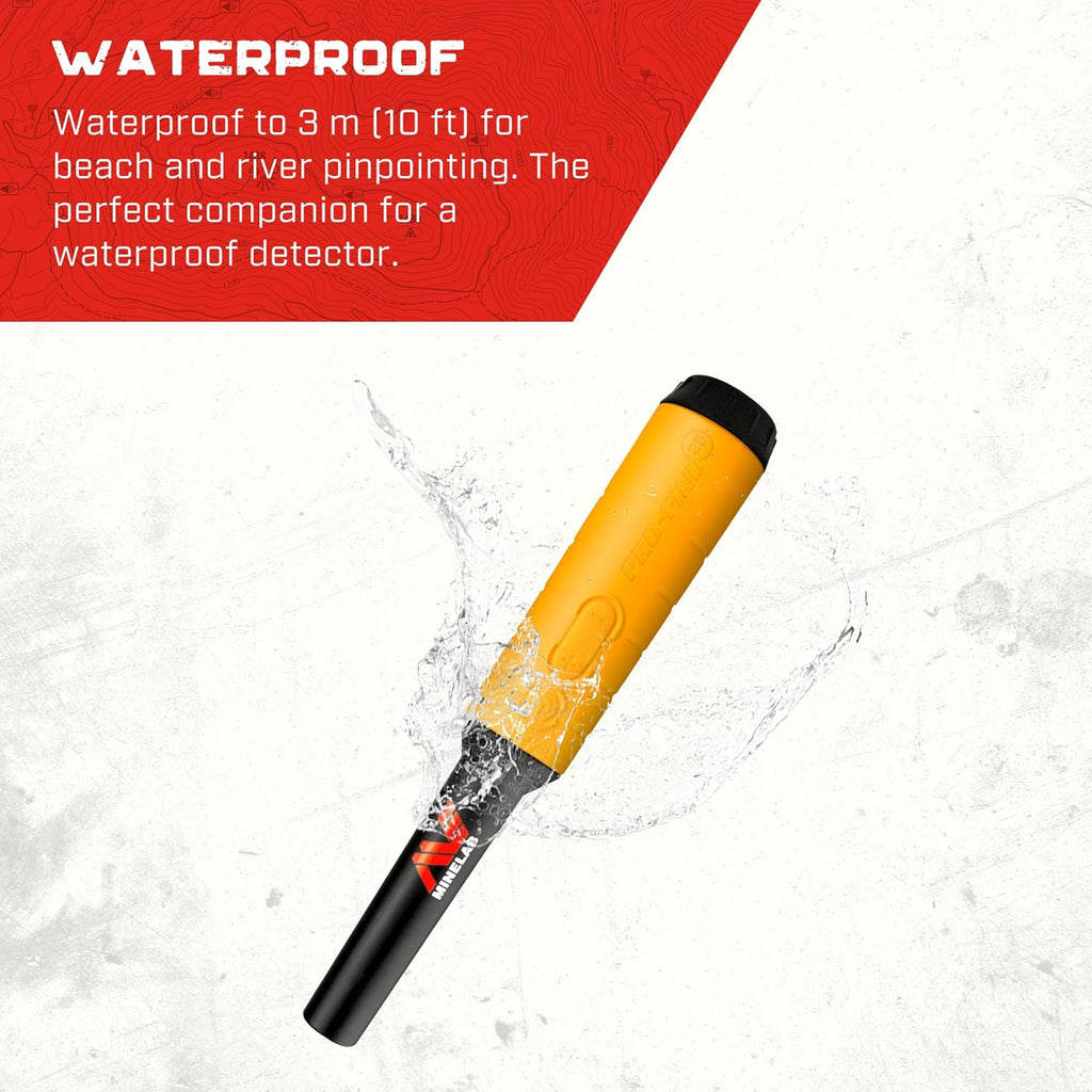 Waterproof Pinpointer Metal Detector with Tone ID & Adjustable Sensitivity K691979