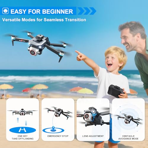 Drone With Camera 4k Wifi Fpv Foldable Under 249g 2 Batteries F530391