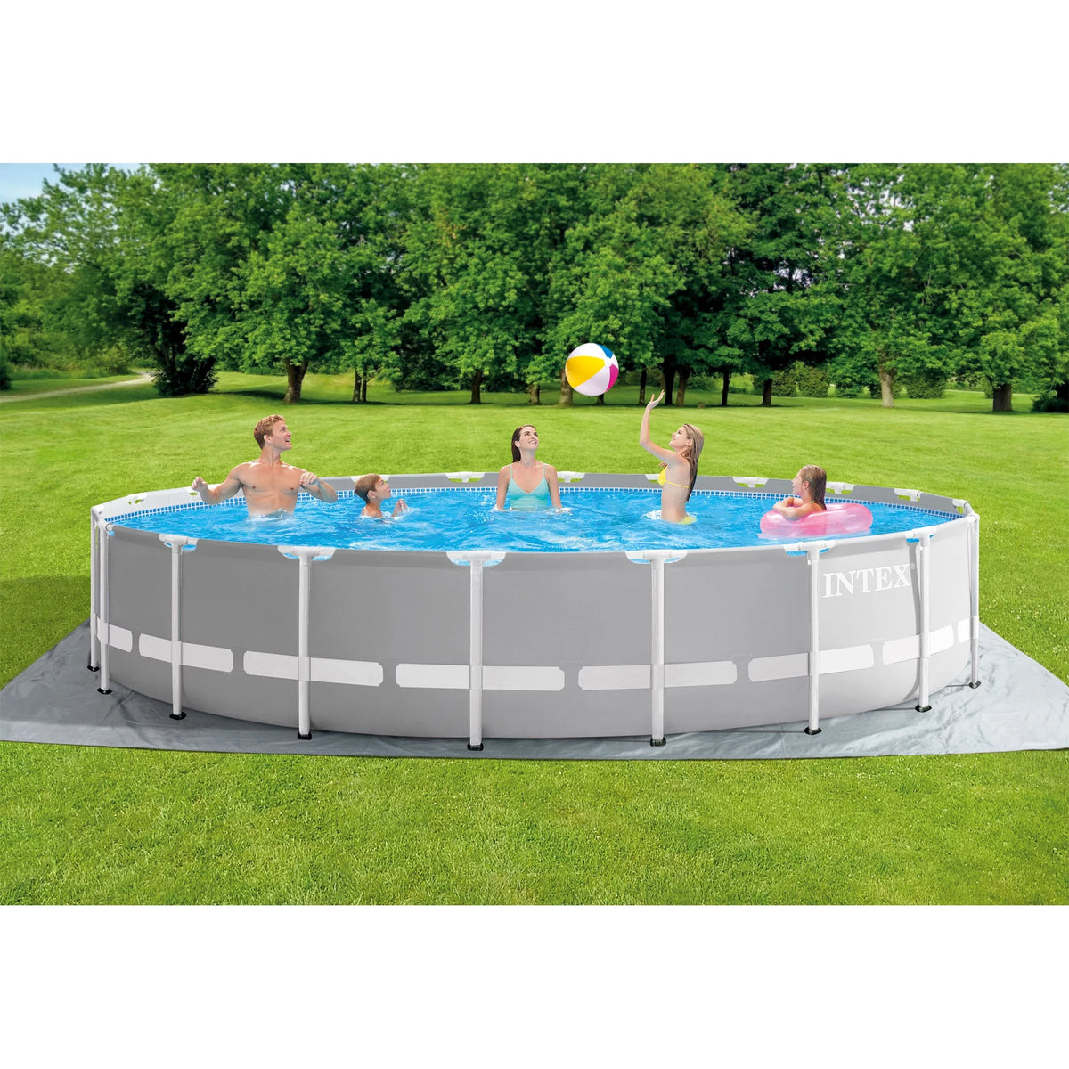 20ft x 52in Above Ground Swimming Pool Set with Filter Pump W45444