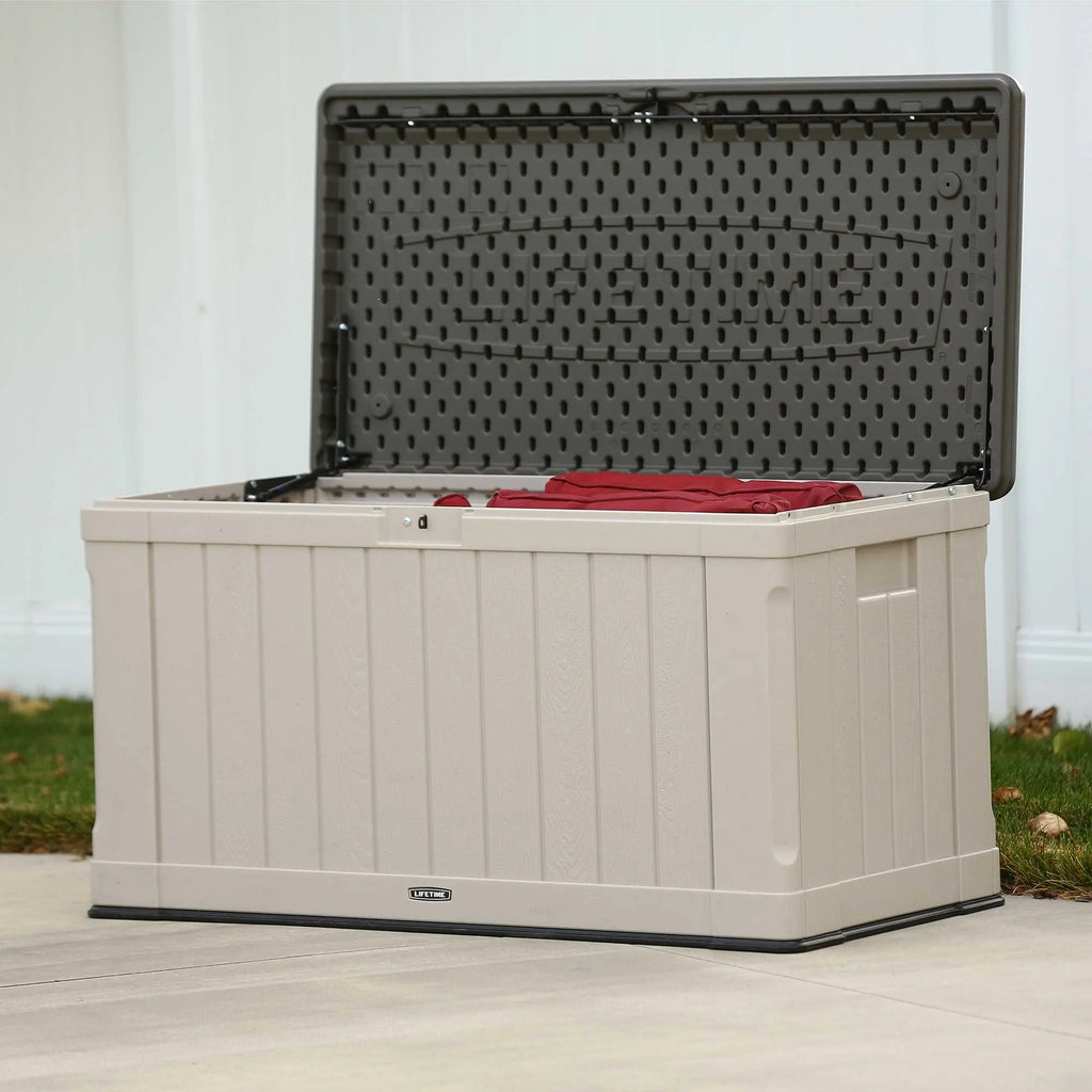 Heavy-Duty 116 Gallon Plastic Deck Box V3167