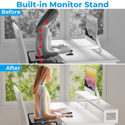 40 inch Computer Desk with Power Outlets X97142