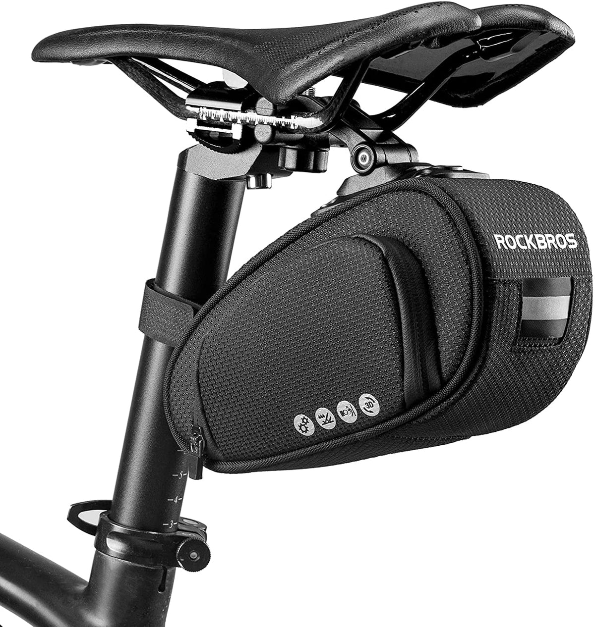 Bike Saddle Bag with Adjustable Mounting B568