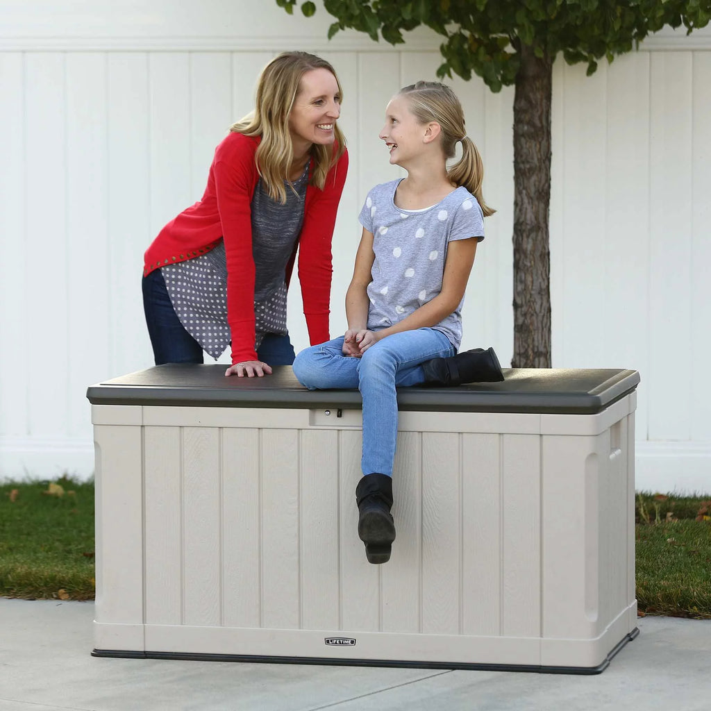 Heavy-Duty 116 Gallon Plastic Deck Box V3167