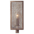 Rustic Silver Leaf 1 Light Wall Bracket W501473