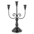 Black 3 Arm Candelabra Set of 6 D633543