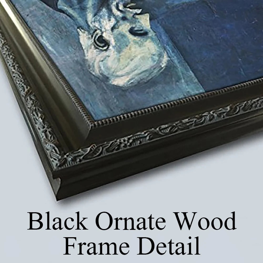 Black Ornate Wood Framed Museum Art Print N655585