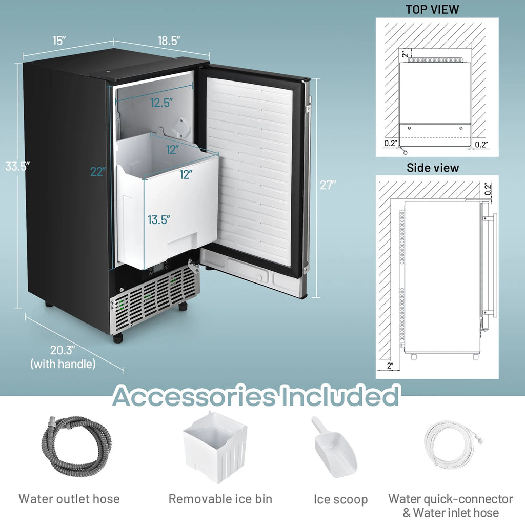 Built-in Ice Maker 80lbs/Day E69987