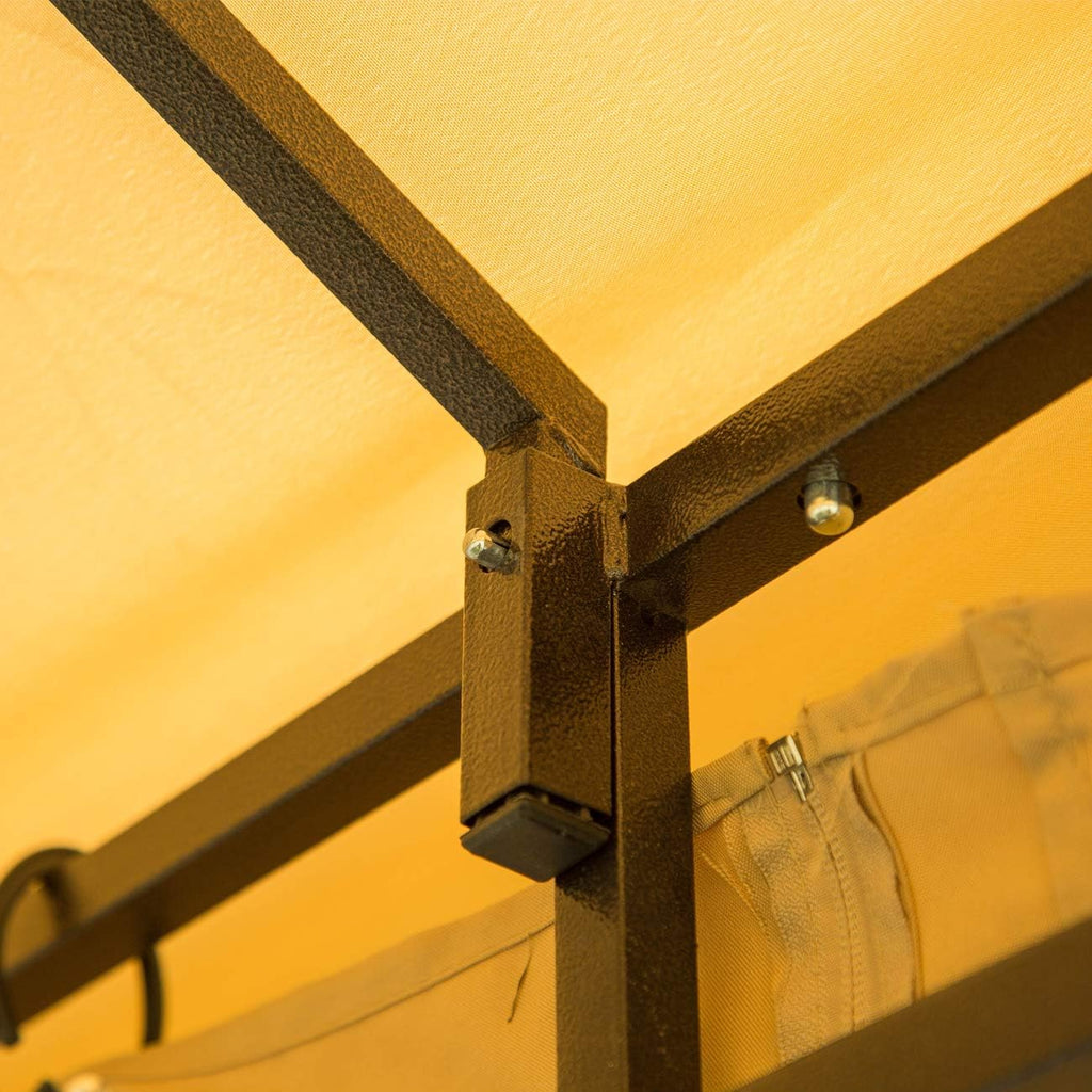 10' x10' Soft Top Outdoor Patio Gazebo Canopy S7408